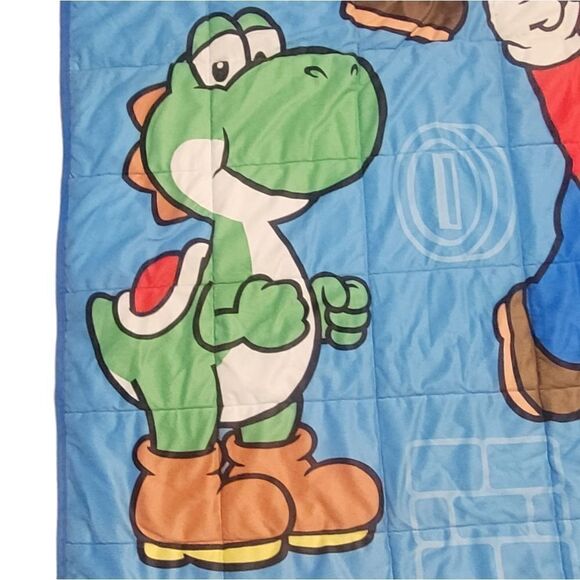Super Mario 5lb weighted blanket - Picture 2 of 12